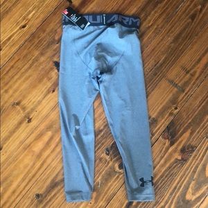 Under Armour Compression 3/4 Pants S NWT